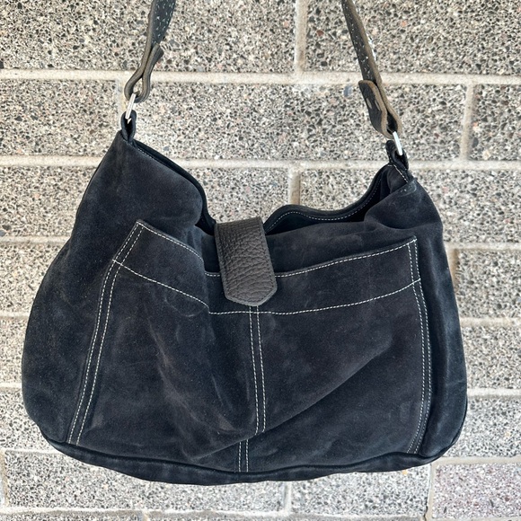 Tylie Malibu Handbags - Tylie Malibu black suede purse